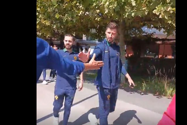 Vídeo: Seleção Nacional deu passeio matinal por Bratislava