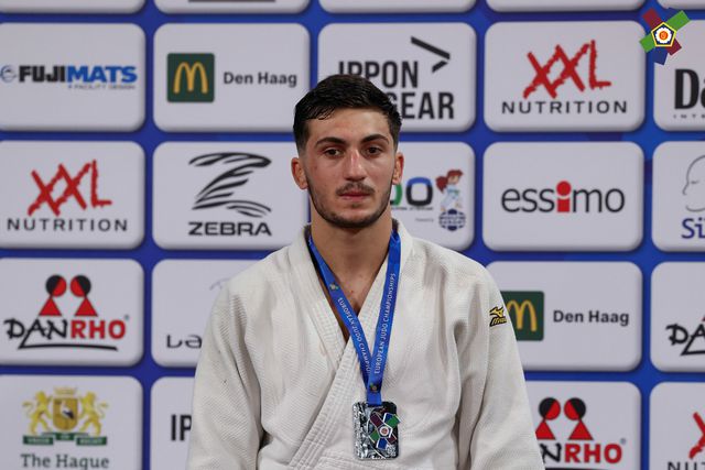 Kvantidze de prata no 27.º pódio de Portugal no Europeu júnior