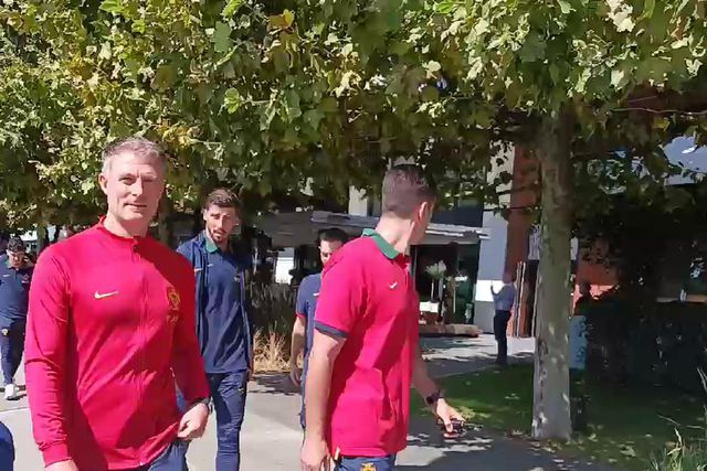 Seleção Nacional deu passeio matinal por Bratislava