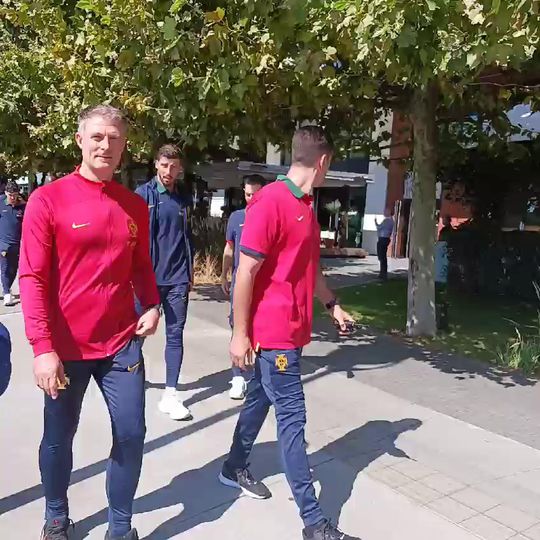 Seleção Nacional deu passeio matinal por Bratislava