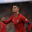Cristiano Ronaldo celebra golo marcado por Portugal. Foto MIGUEL NUNES