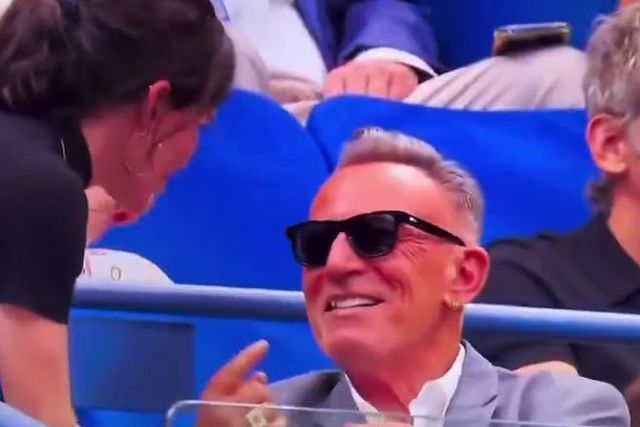 Desta vez não dançaram: Bruce Springsteen e Courteney Cox reencontraram-se no US Open