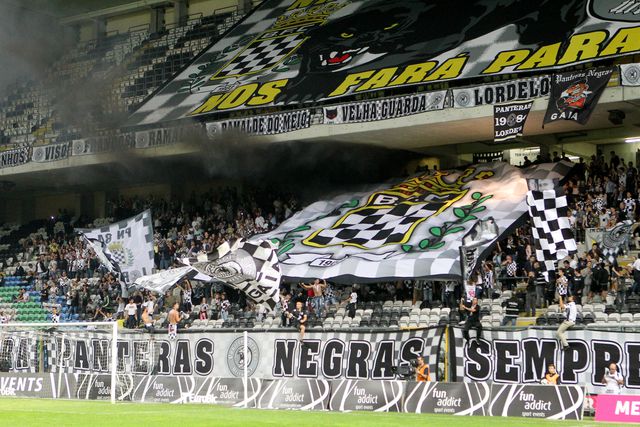 A principal claque do Boavista esteve na génese da criação do Panteras Negras FC - Foto: A BOLA