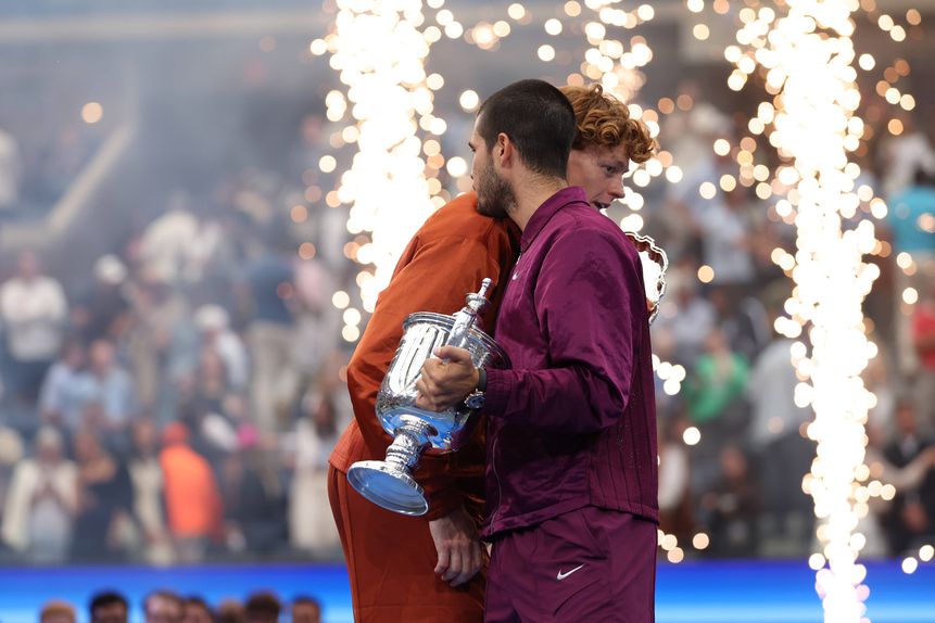 Jannik Sinner e Carlos Alcaraz