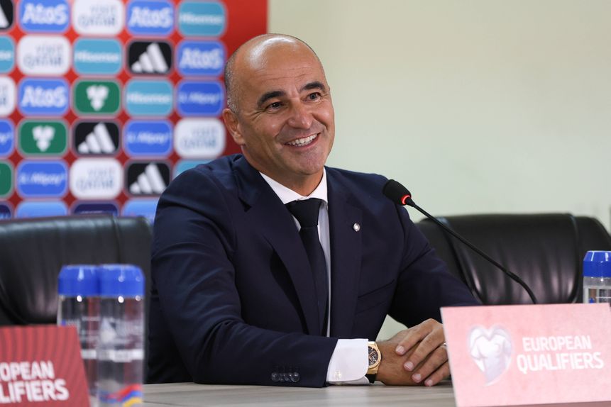 Roberto Martínez está otimista para a receção à Hungria (Foto Miguel Nunes)