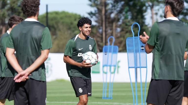 João Simões foi a grande novidade da sessão. Foto: A BOLA