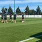 Treino do Sporting na véspera do arranque da Champions. Foto: A BOLA