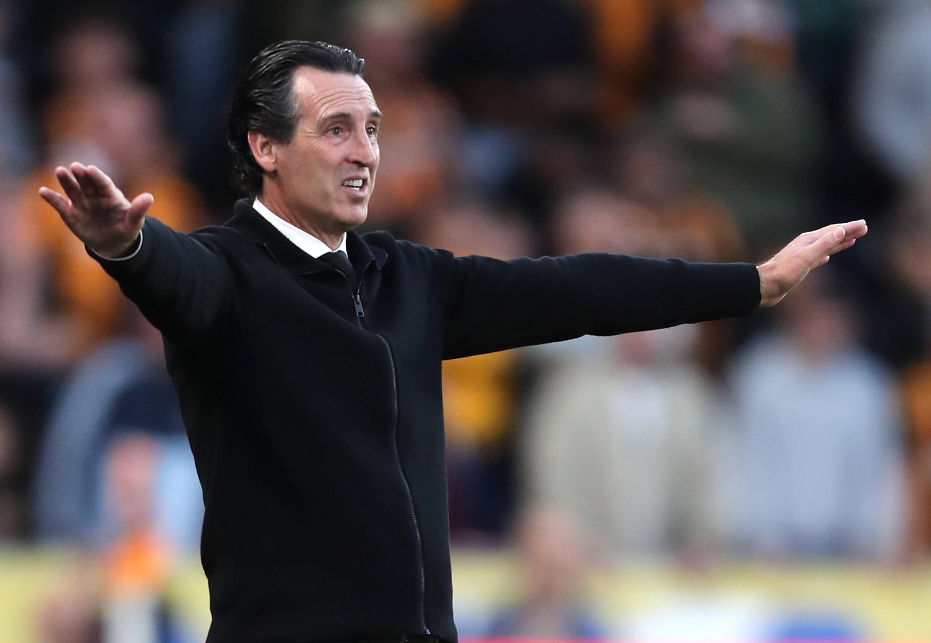 Unai Emery, treinador do Aston Villa