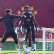 Rafael Leão no último treino da equipa na Turquia - Foto: X/Galatasaray