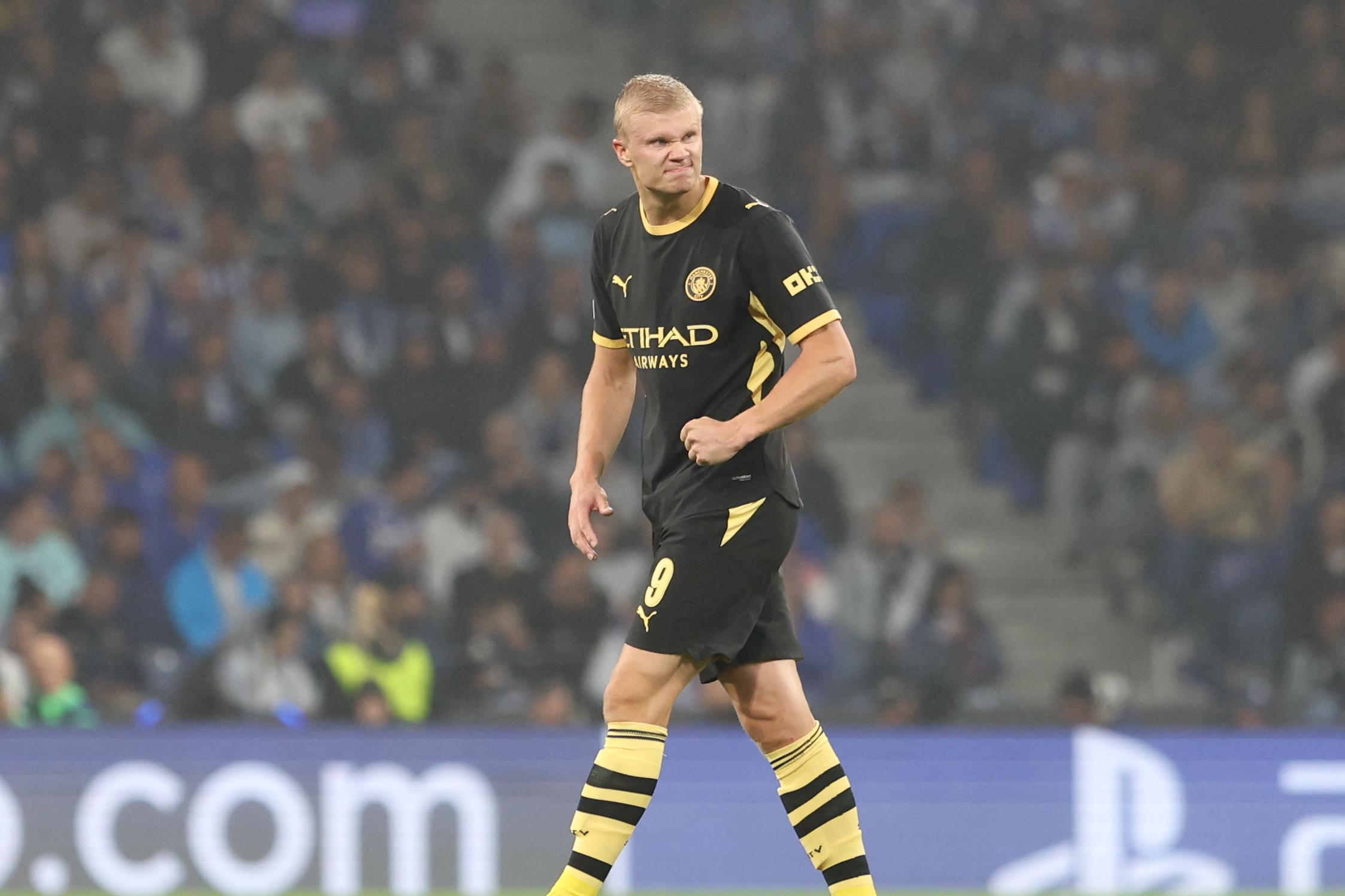 Erling Haaland a marcar ao FC Porto no Dragão - Foto: Catarina Morais/Kapta +