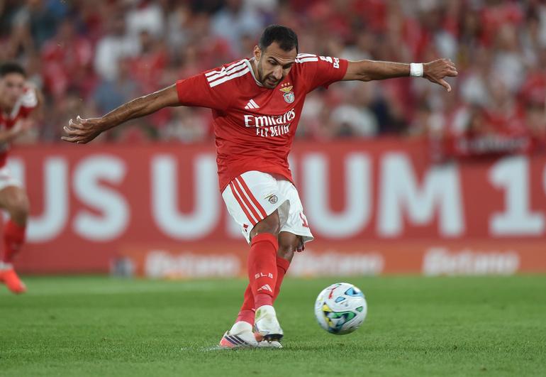 12. Pavlidis (Benfica): €35 milhões. Foto: A BOLA/Miguel Nunes