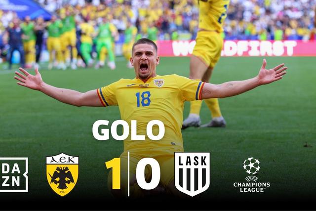Livre direto perfeito a abrir a Champions: que golaço em Atenas!