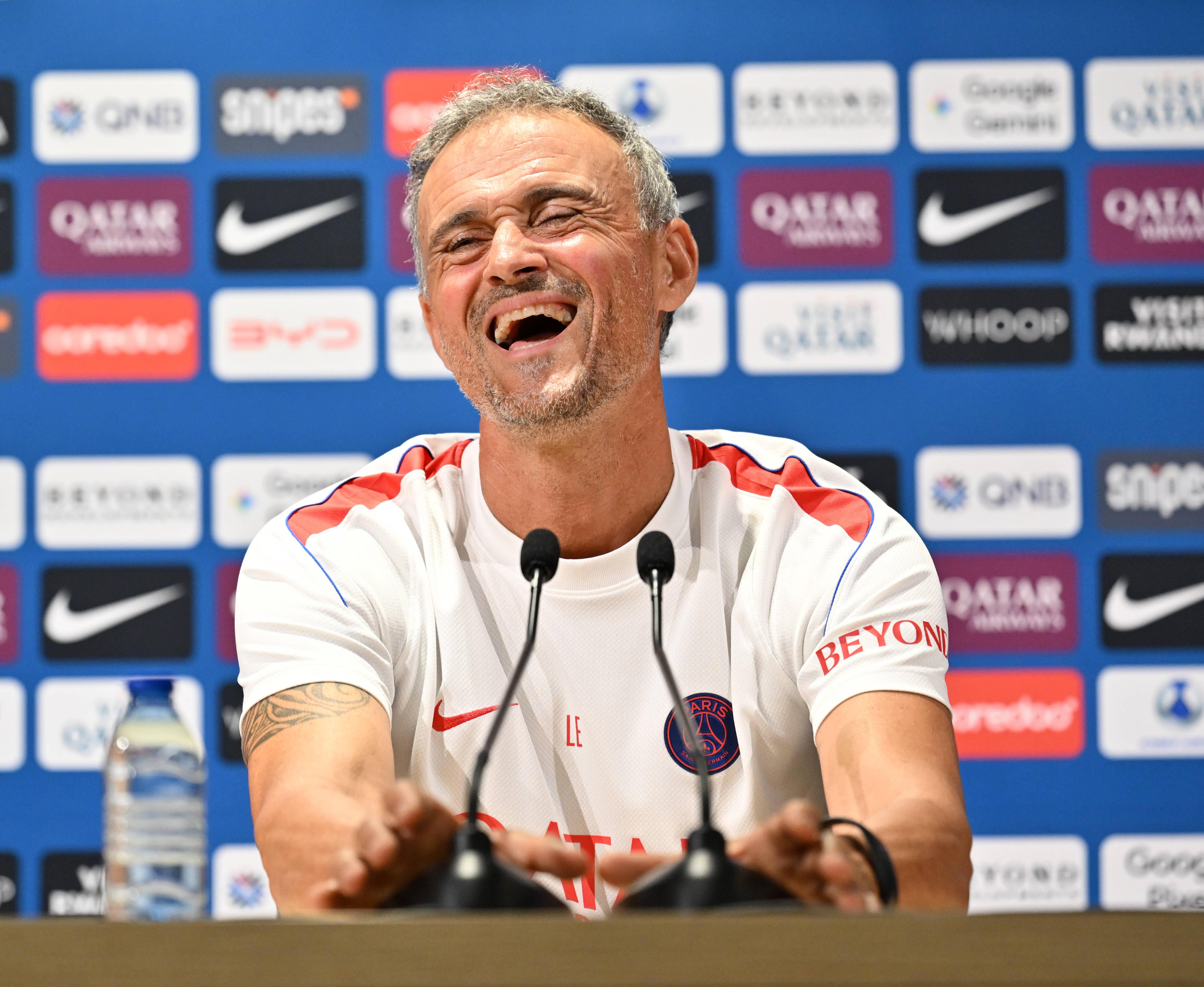 Luis Enrique, treinador do PSG