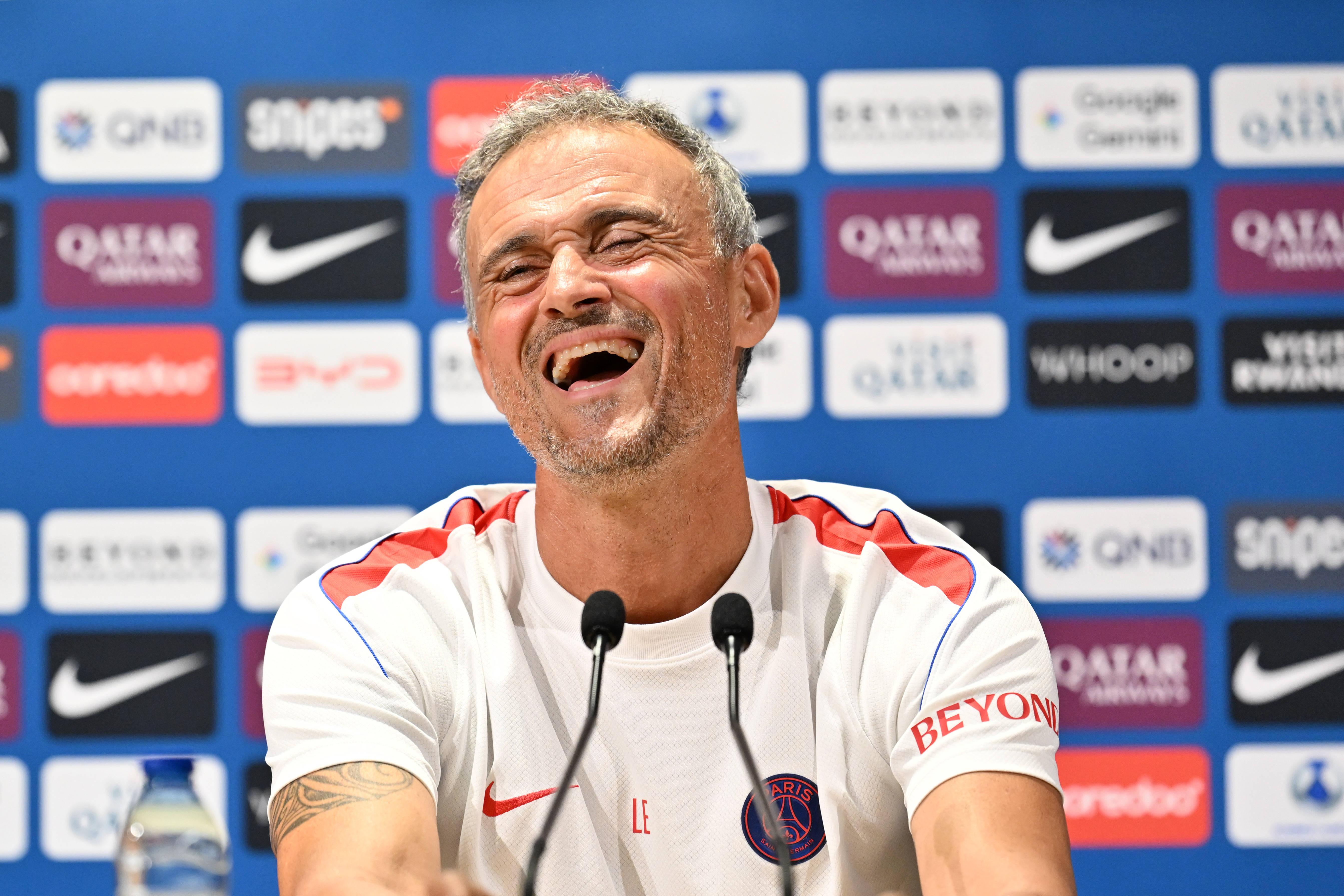 Luis Enrique, treinador do PSG