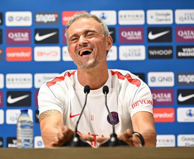 Luis Enrique, treinador do PSG