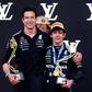 Toto Wolff e Kimi Antonelli no pódio, uma imagem que se tem repetido em 2026    Fotografia Imago