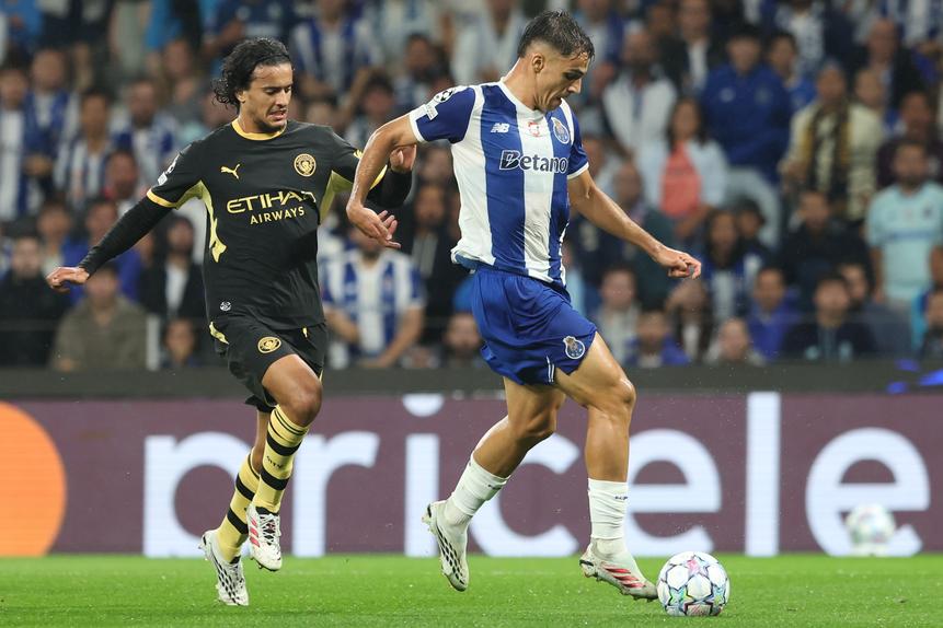gabri Veiga considerou o primeiro golo do City «injusto» - Foto: Catarina  Morais/Kapta+