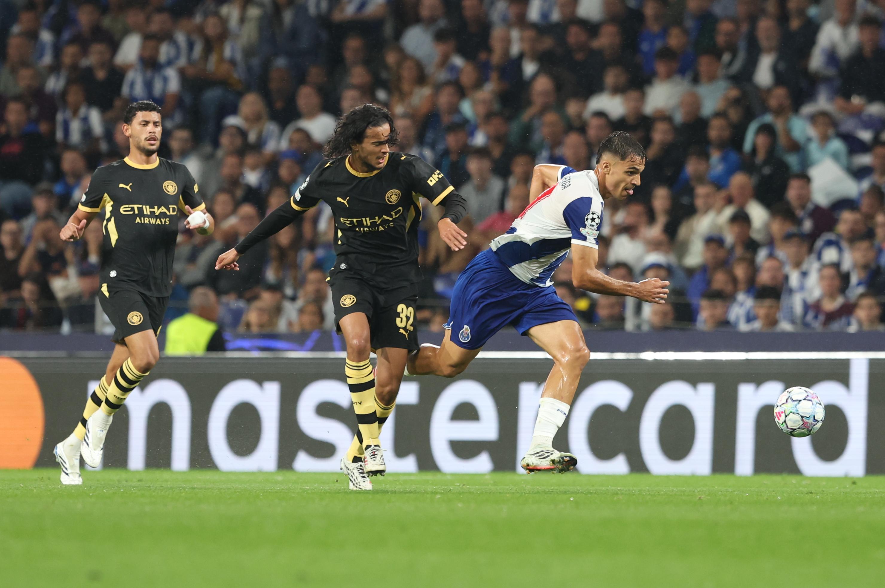 Gabri Veiga no FC Porto-Manchester City - Foto: Catarina Morais/Kapta +