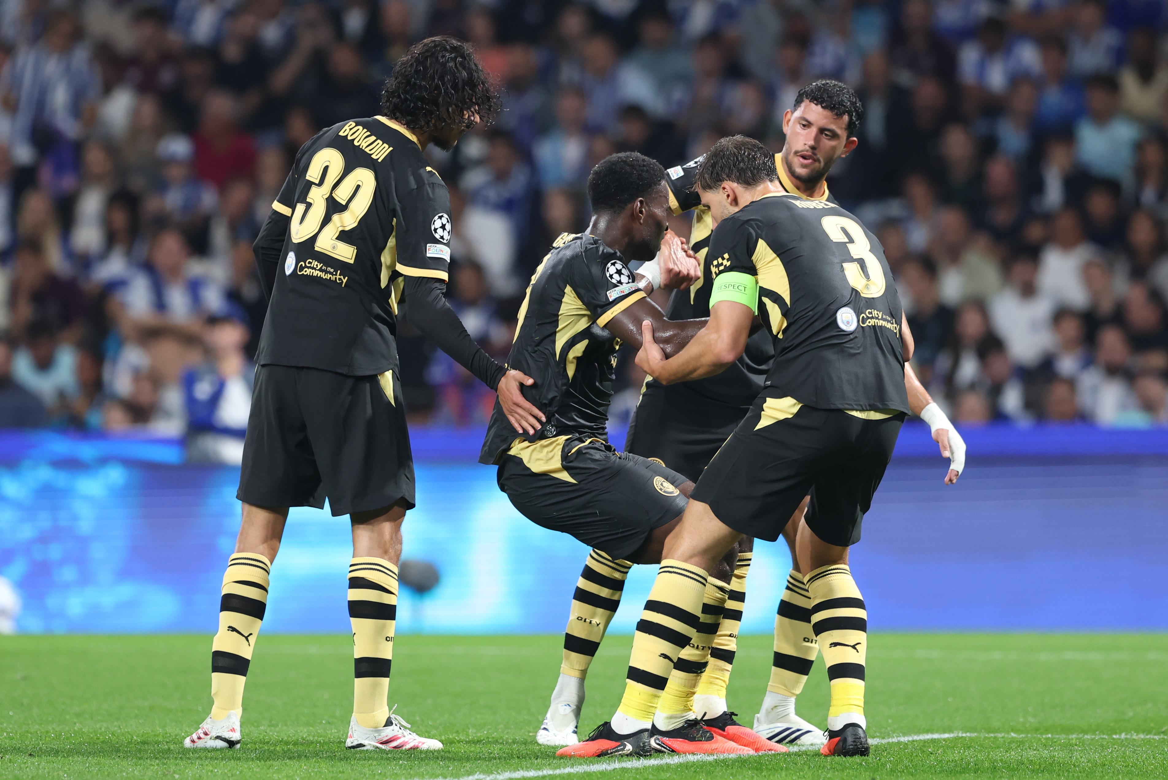 Guéhi com queixas no FC Porto-Manchester City - Foto: Catarina Morais/Kapta +