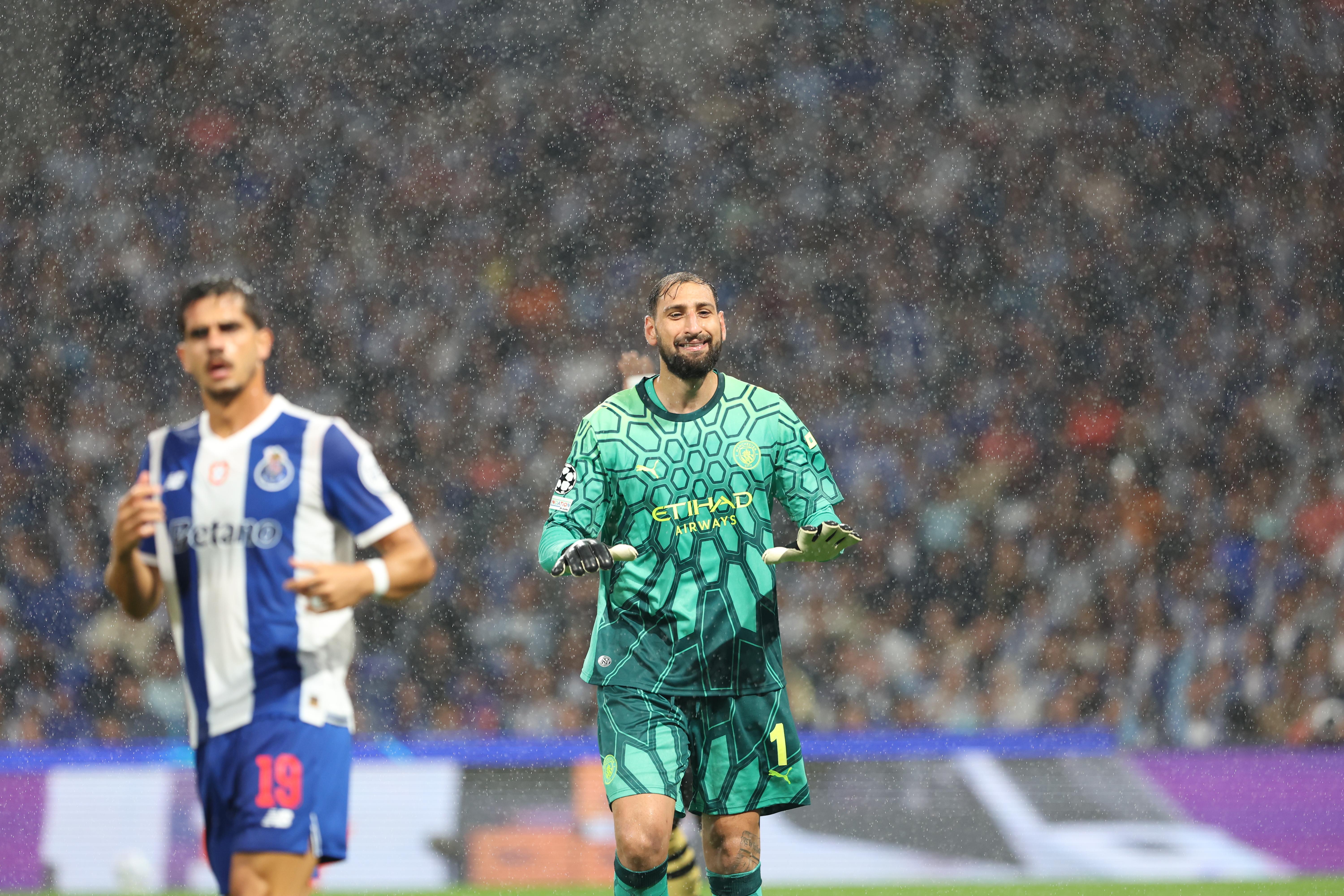 Donnarumma e André Silva no FC Porto-Manchester City - Foto: Catarina Morais/Kapta +