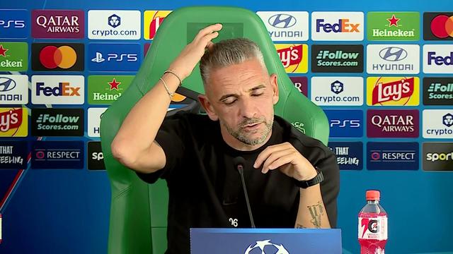 Sporting sem medo na Champions: «Estamos preparados», diz Rui Borges