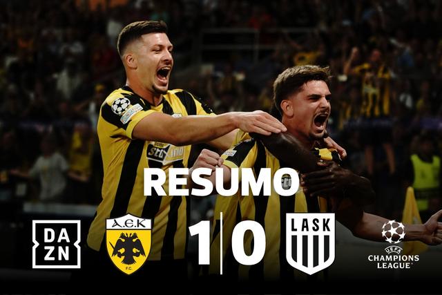 AEK soma primeira vitória na Champions em duas décadas (resumo)