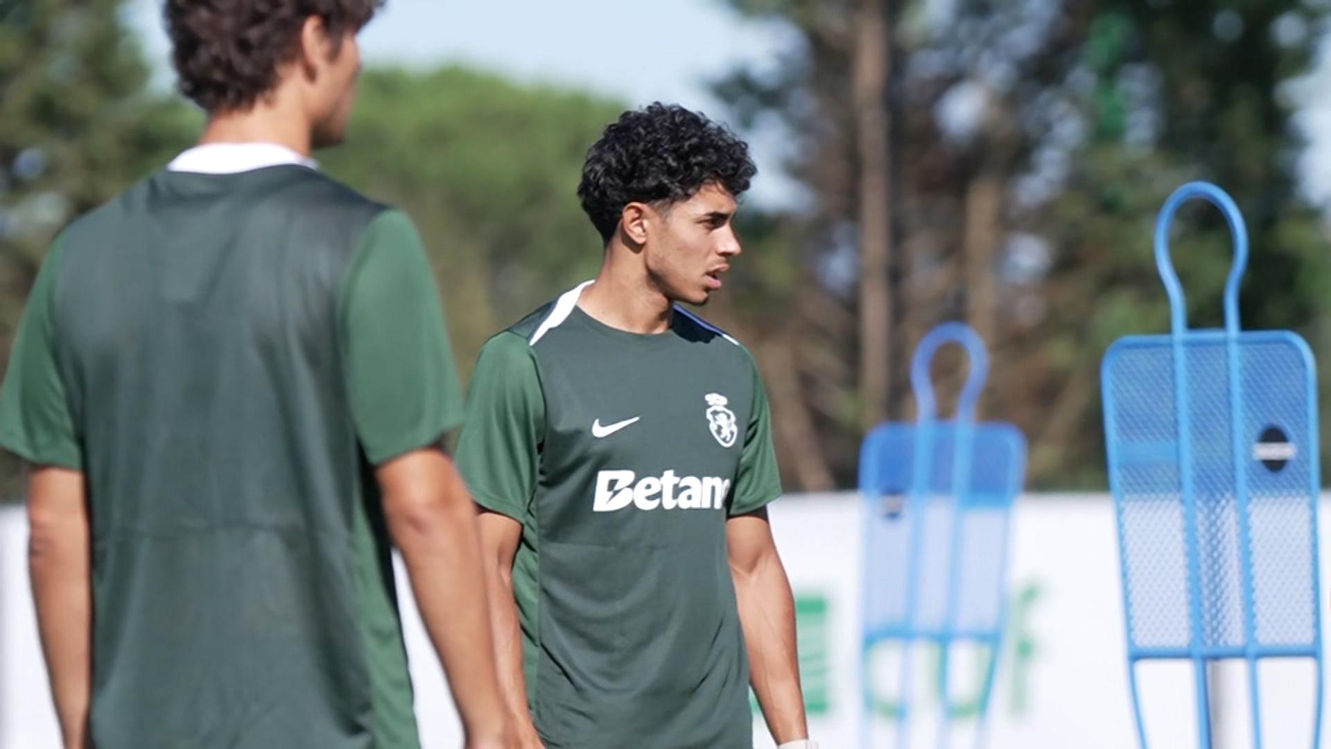 João Simões foi a grande novidade da sessão. Foto: A BOLA