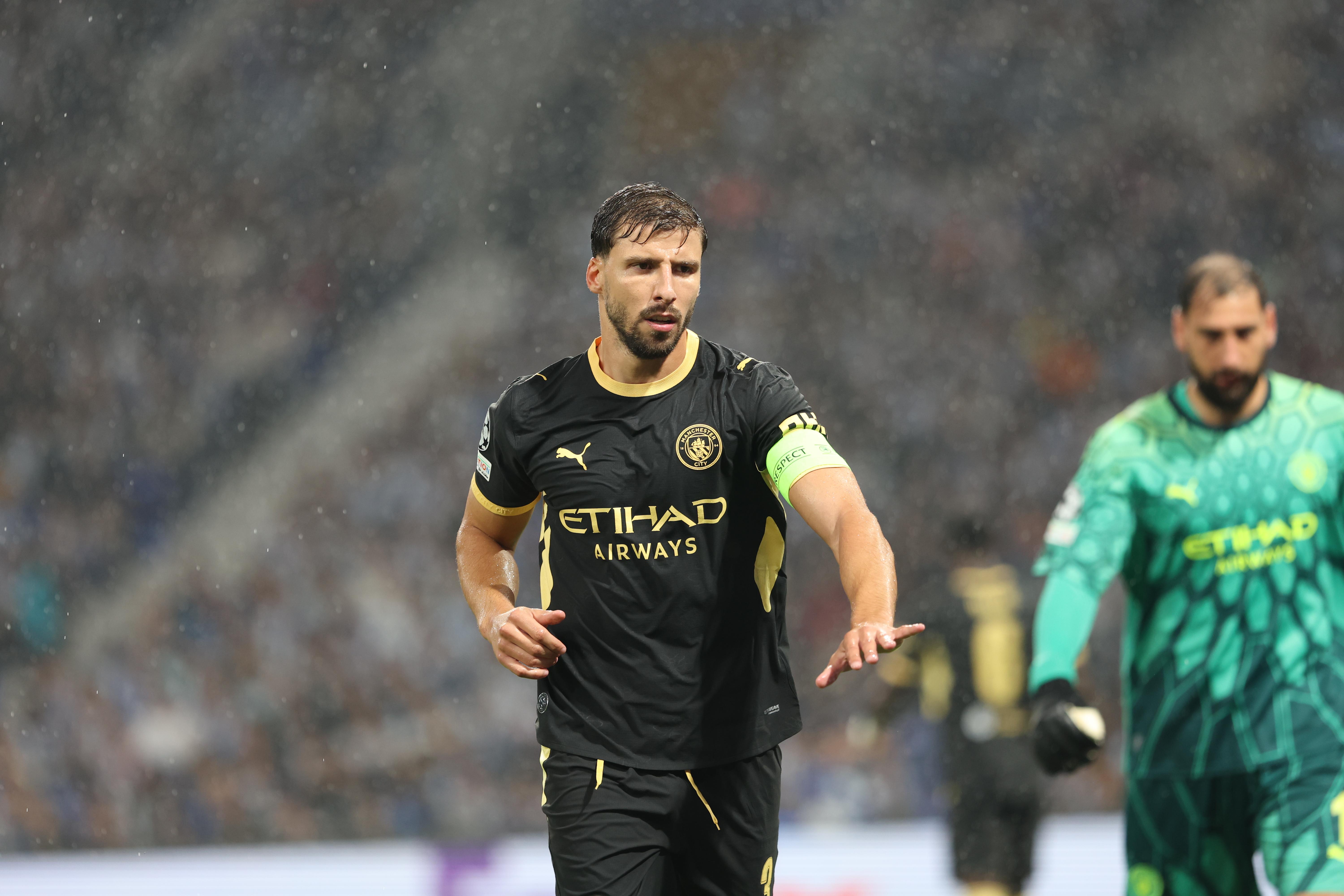 Rúben Dias, capitão, no FC Porto-Manchester City - Foto: Catarina Morais/Kapta +