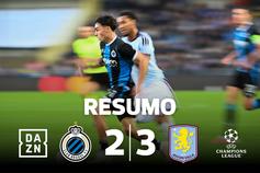 Que jogo! Aston Villa soma a primeira vitória da época em Bruges (resumo)