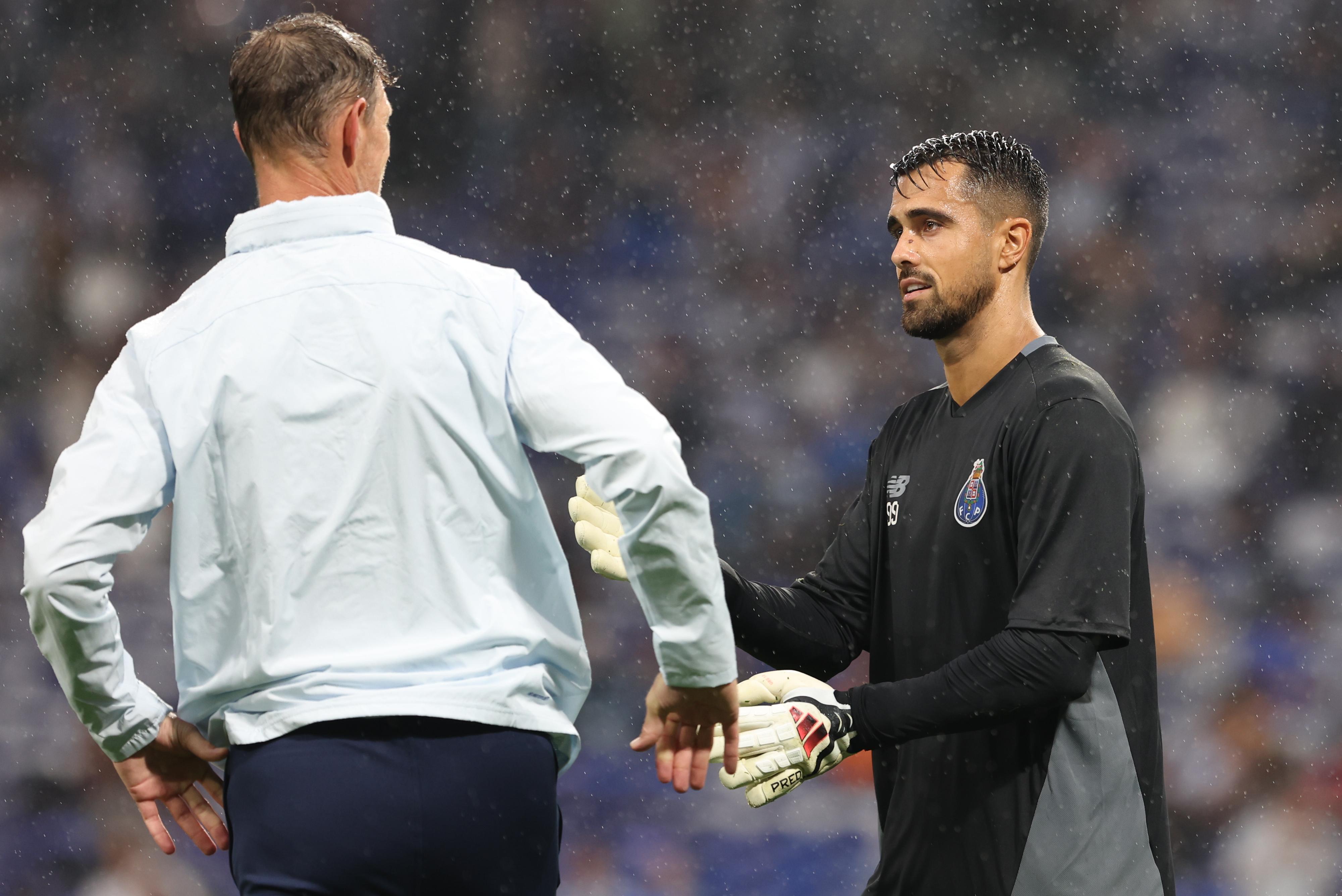 Diogo Costa no aquecimento do FC Porto-Manchester City - Foto: Catarina Morais/Kapta +