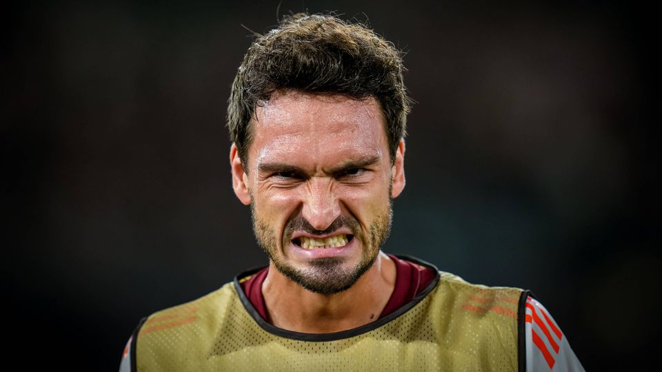 Hummels irritado com falta de minutos na Roma