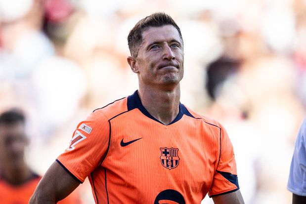 Robert Lewandowski, ponta de lança do Barcelona