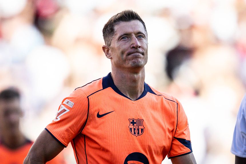 Robert Lewandowski, ponta de lança do Barcelona