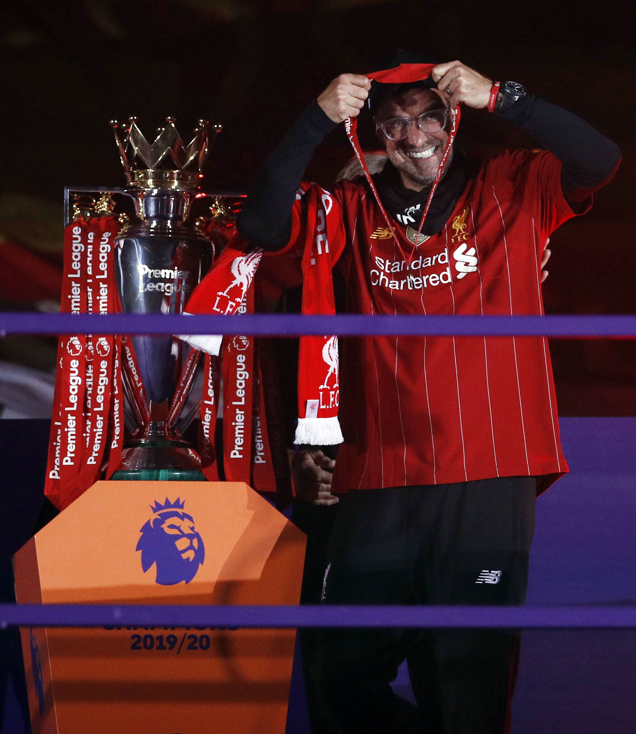 Klopp conquistou a Premier League em 2019/20, pondo fim a jejum de 30 anos longe do título da liga inglesa - Foto: IMAGO