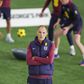 Thomas Tuchel num treino da seleção inglesa