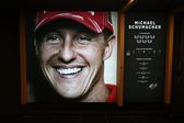 Quadro de homenagem a Michael Schumacher