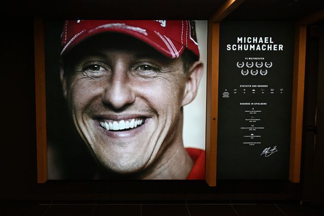 Quadro de homenagem a Michael Schumacher