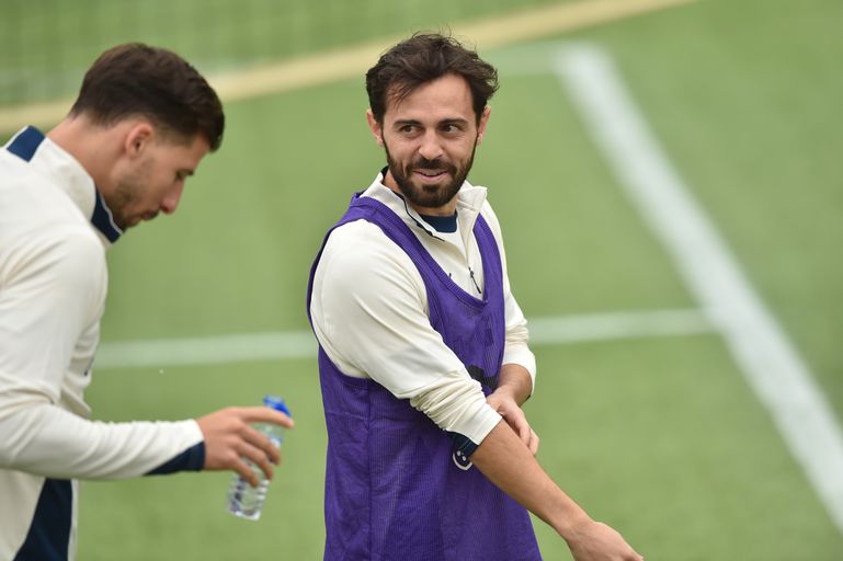 Rúben Dias e Bernardo Silva - Foto: Miguel Nunes