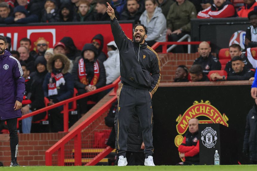 Ruben Amorim, treinador do Manchester United