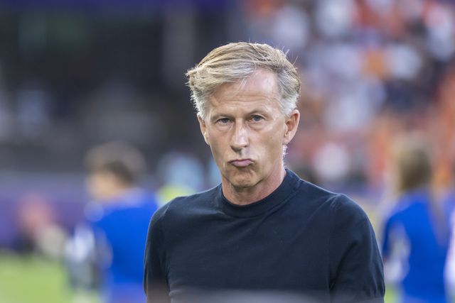 Andries Jonker, técnico dos Países Baixos - Foto Georgios Kefalas/Lusa