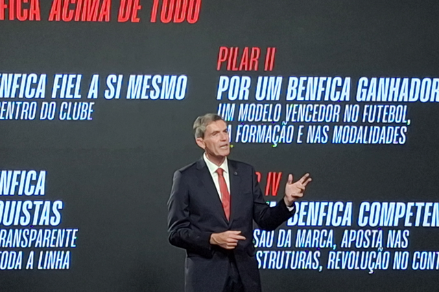 João Noronha Lopes, candidato a presidente do Benfica - Foto A BOLA
