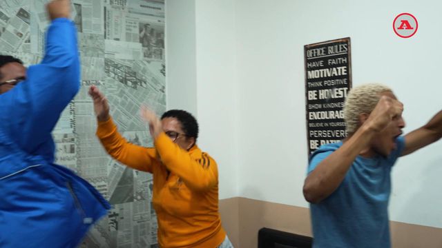 Cabo-verdianos celebraram assim golo histórico da seleção em Alfornelos