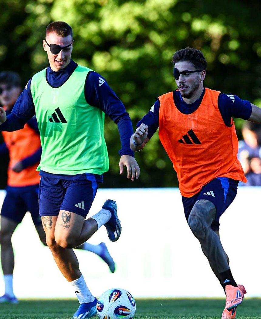 O treino da seleção sub-21 italiana - Foto: FIGC
