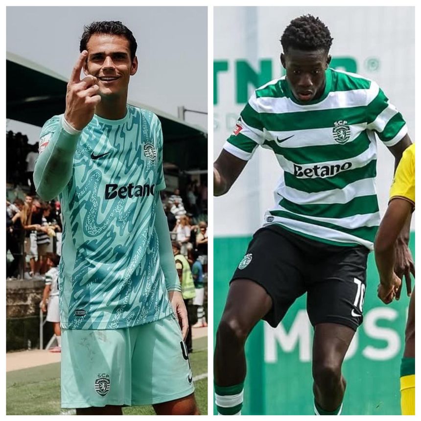 O gurda-redes Diego Callai, 21 anos, e o lateral Salvador Blopa, 18 - Fotos: INSTAGRAM/DIEGO CALLAI e INSTAGRAM/SALVADOR BLOPA