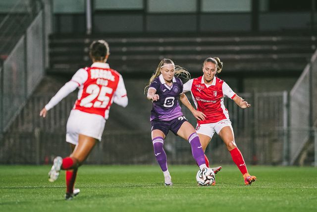 SC Braga empatou a um golo frente ao Anderlecht. Foto: SC Braga