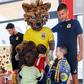 Mascote também marcou presença - Foto: Arouca