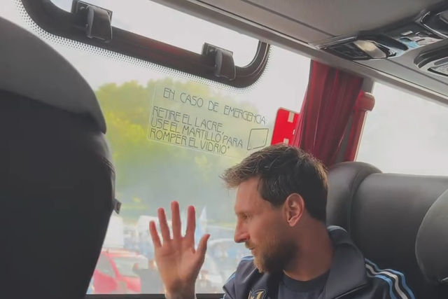 Que emoção! A viagem de Messi até ao último jogo pela Argentina