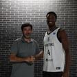 Malik Bowman mostrou-se satisfeito por voltar a representar os leões. Foto: Sporting