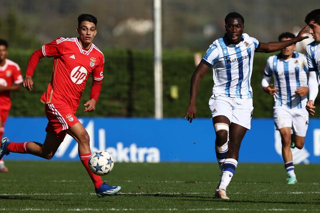 Youth League: Benfica perde com a Real Sociedad (1-2)