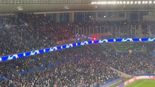 «Vergonha»: Real Sociedad condena comportamento dos adeptos do Benfica (vídeo)